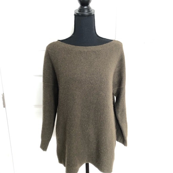 J. crew moss green sweater - Picture 1 of 5